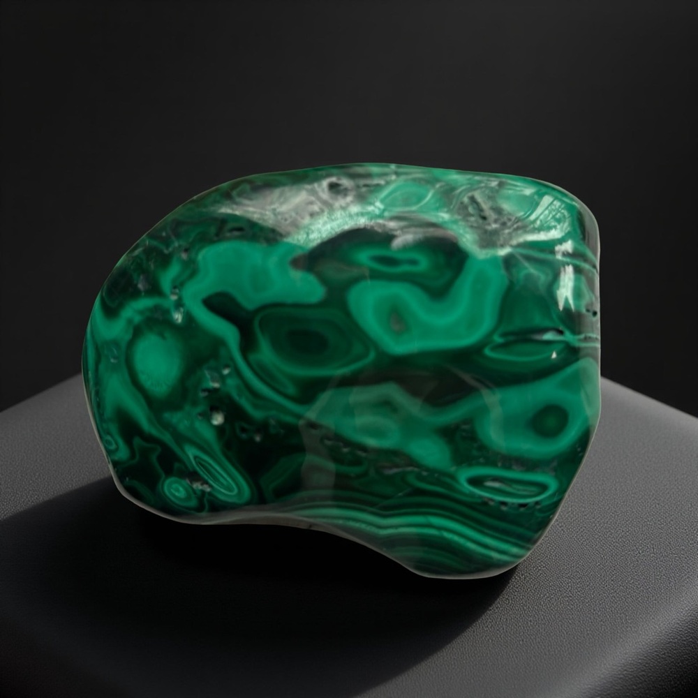Green Malachite Polished Stone